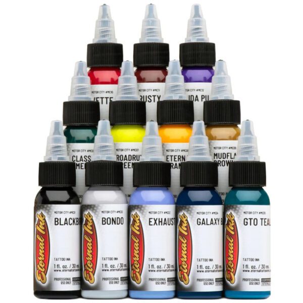 Eternal Tattoo Ink Motor City set