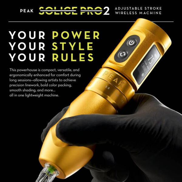 Peak Solice Pro 2 máquina de tatuaje inalámbrica por Peak - Imagen 11