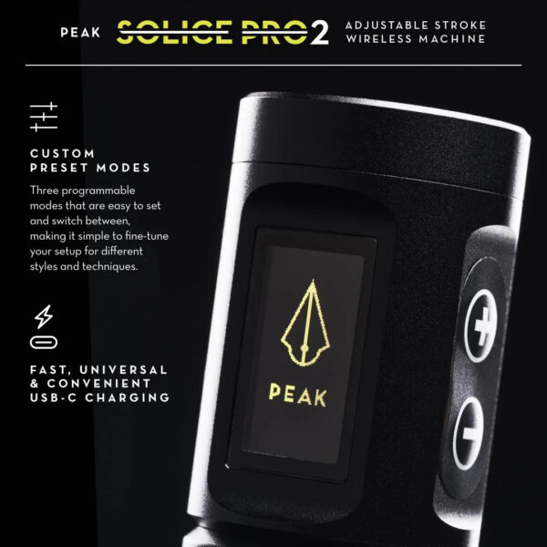 Peak Solice Pro 2 máquina de tatuaje inalámbrica por Peak - Imagen 14