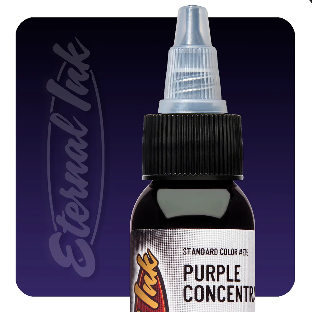 Eternal Ink 1/2-oz Individual Colors 55 Purple Concentrate Eternal Tattoo Ink
