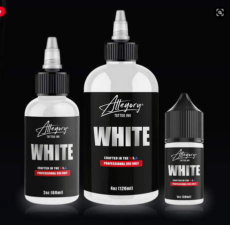 Allegory White-4 oz Tattoo Ink 1 Allegory White