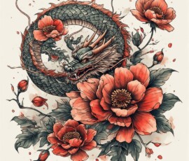 Free Tattoo Flash-Dragon Designs (Japanese) 78