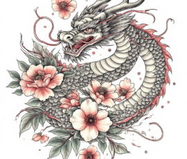 Free Tattoo Flash-Dragon Designs (Japanese) 79