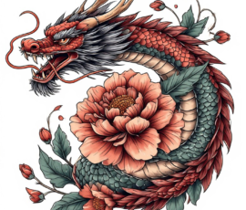 Free Tattoo Flash-Dragon Designs (Japanese) 87