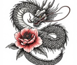 Free Tattoo Flash-Dragon Designs (Japanese) 89