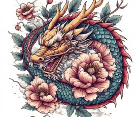 Free Tattoo Flash-Dragon Designs (Japanese) 93