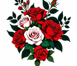 Free Tattoo Flash-Roses 30