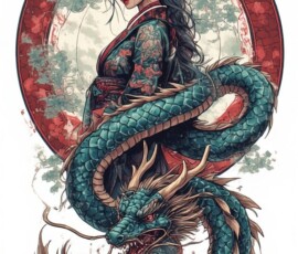 Free Tattoo Flash-Dragon Designs (Japanese) 69