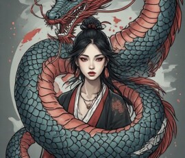 Free Tattoo Flash-Dragon Designs (Japanese) 9