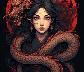 Free Tattoo Flash-Dragon Designs (Japanese) 4
