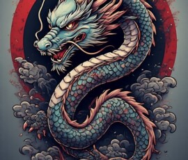 Free Tattoo Flash-Dragon Designs (Japanese) 52