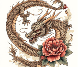 Free Tattoo Flash-Dragon Designs (Japanese) 100