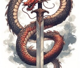Free Tattoo Flash-Dragon Designs (Japanese) 16