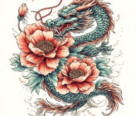 Free Tattoo Flash-Dragon Designs (Japanese) 104