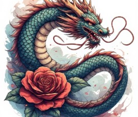 Free Tattoo Flash-Dragon Designs (Japanese) 40