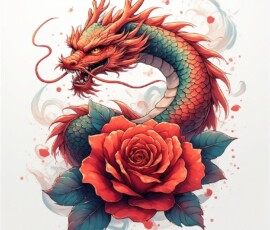 Free Tattoo Flash-Dragon Designs (Japanese) 39