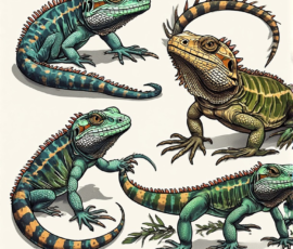 Free Tattoo Flash: Lizards 4 Free Tattoo Flash Lizards