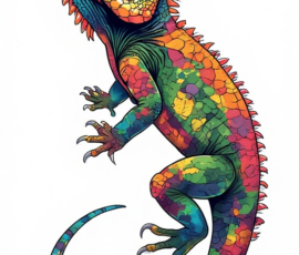 Free Tattoo Flash: Lizards 21