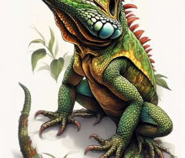 Free Tattoo Flash: Lizards 28