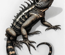 Free Tattoo Flash: Lizards 29